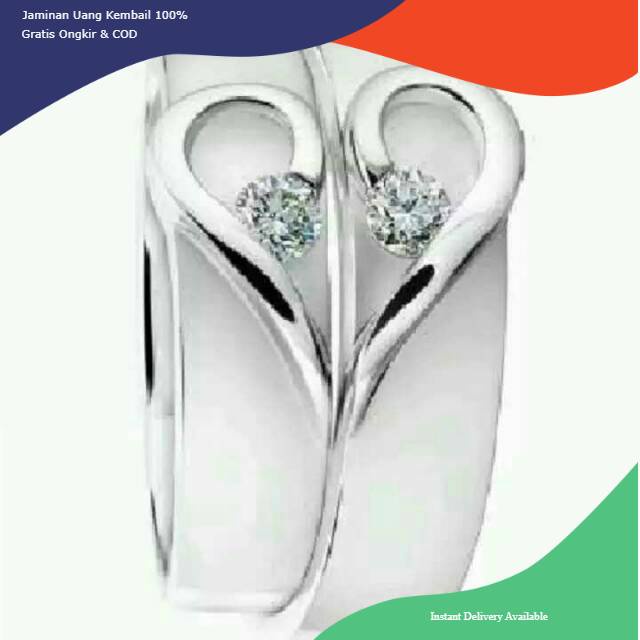 Cincin nikah couple dan cincin kawin palladium cincin emas cincin perak murni cinci