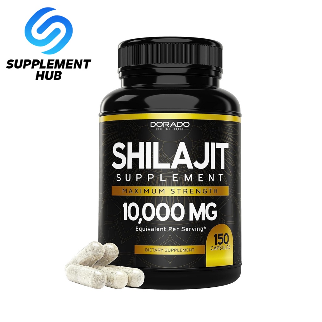 Dorado Shilajit Supplement 10000mg 150 Caps Authentic Shilajit Extract