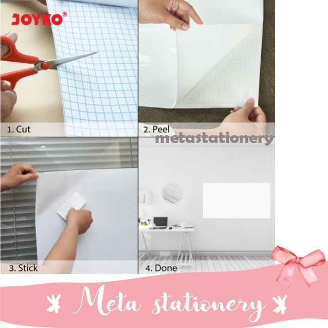 

Stiker Papan Tulis Putih / Whiteboard Sticker Joyko WBSK-150