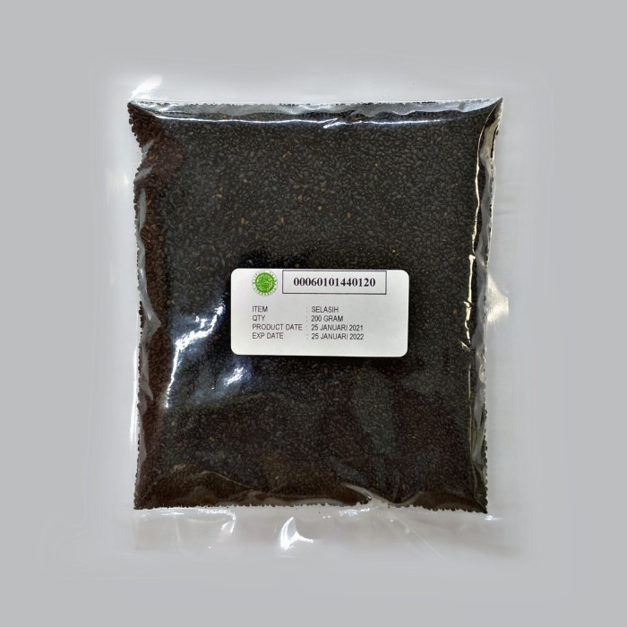 

BIJI SELASIH / BASIL SEEDS 200 GR 100% ASLI