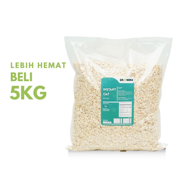 

[KUALITAS PREMIUM] Instant Oat 5 Kg Terjangkau
