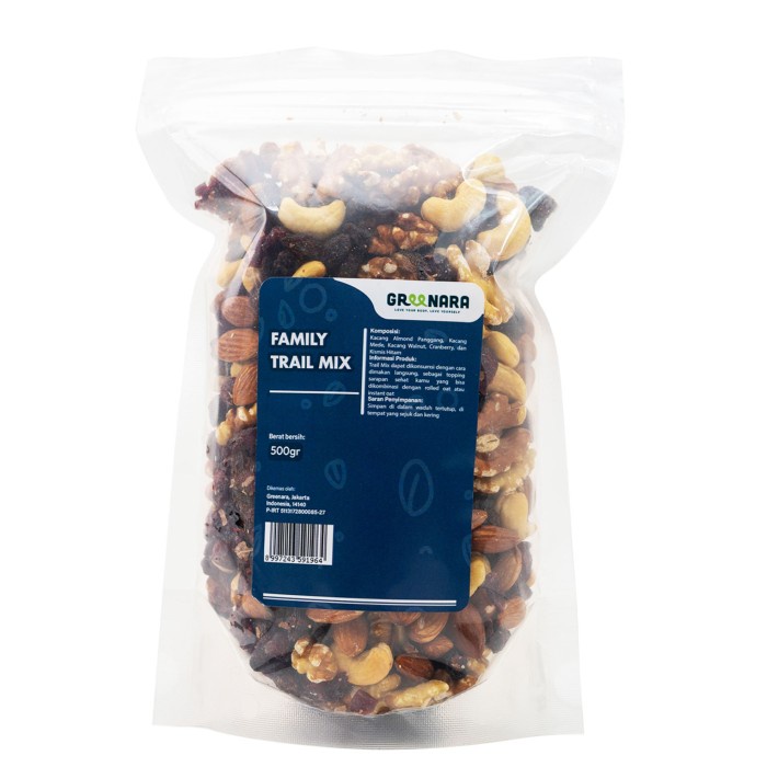 

[PREMIUM] Family Trail Mix 500gr / Snack Sehat KUALITAS TERBAIK