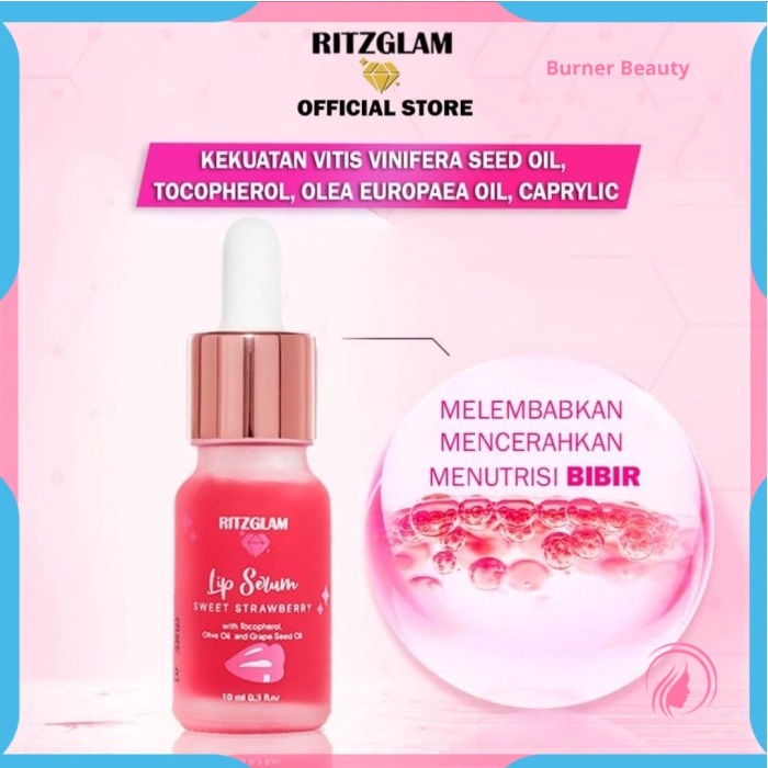 LIP SERUM RITZGLAM 10ML ORIGINAL -SERUM BIBIR - LIP TINT - LIP CREAM