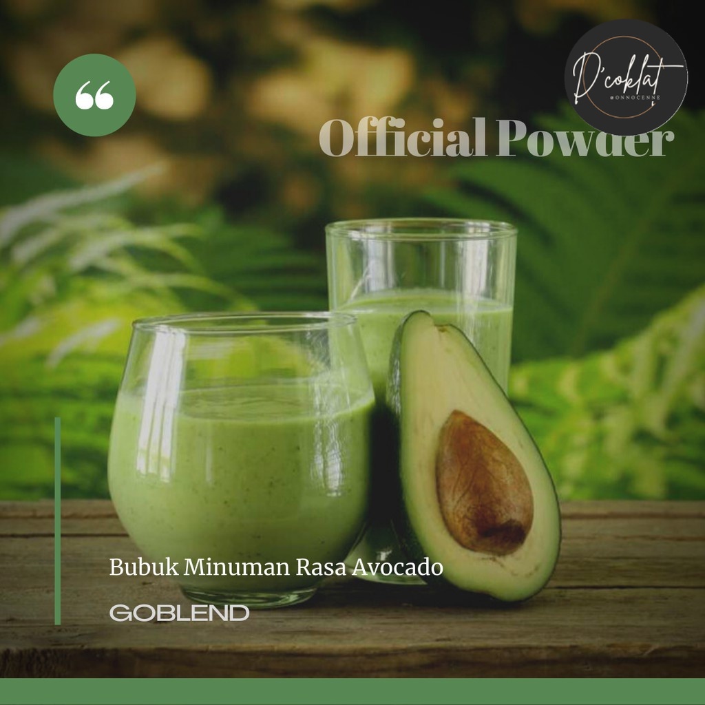 

Bubuk Minuman rasa AVOCADO 1Kg / Bubuk Minuman rasa ALPUKAT 1Kg / Bubuk Minuman AVOCADO 1Kg