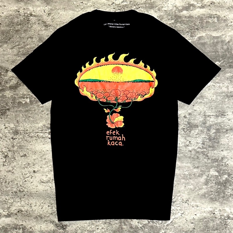[COD] Efek Rumah Kaca X LBH Jakarta - Bersemi Sekebun Tshirt - Black | Original Merchandise /