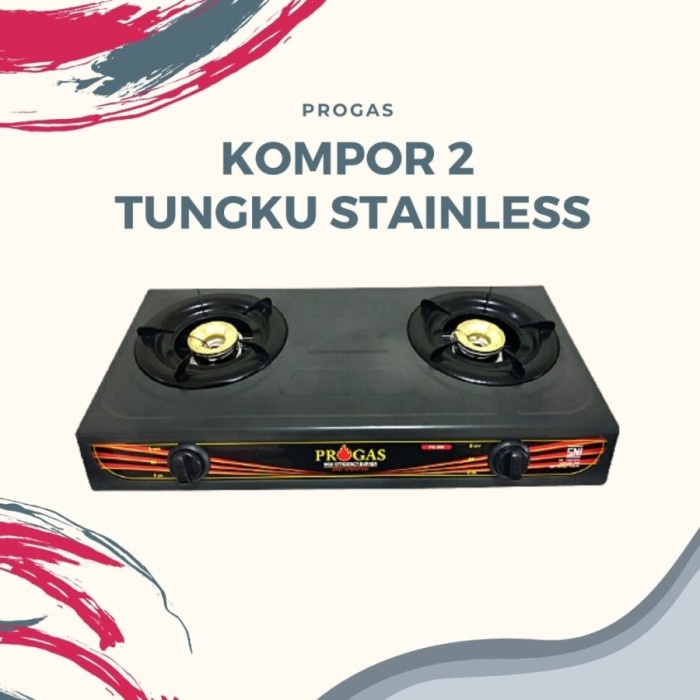 Kompor Gas 2 Tungku PROGAS PG-269