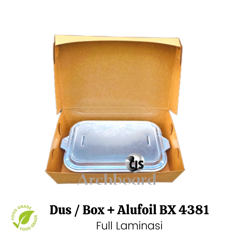 

Dus / Box + Alufoil BX 4381 / Dus Box Alufoil AX 350 + Lid (10 set)