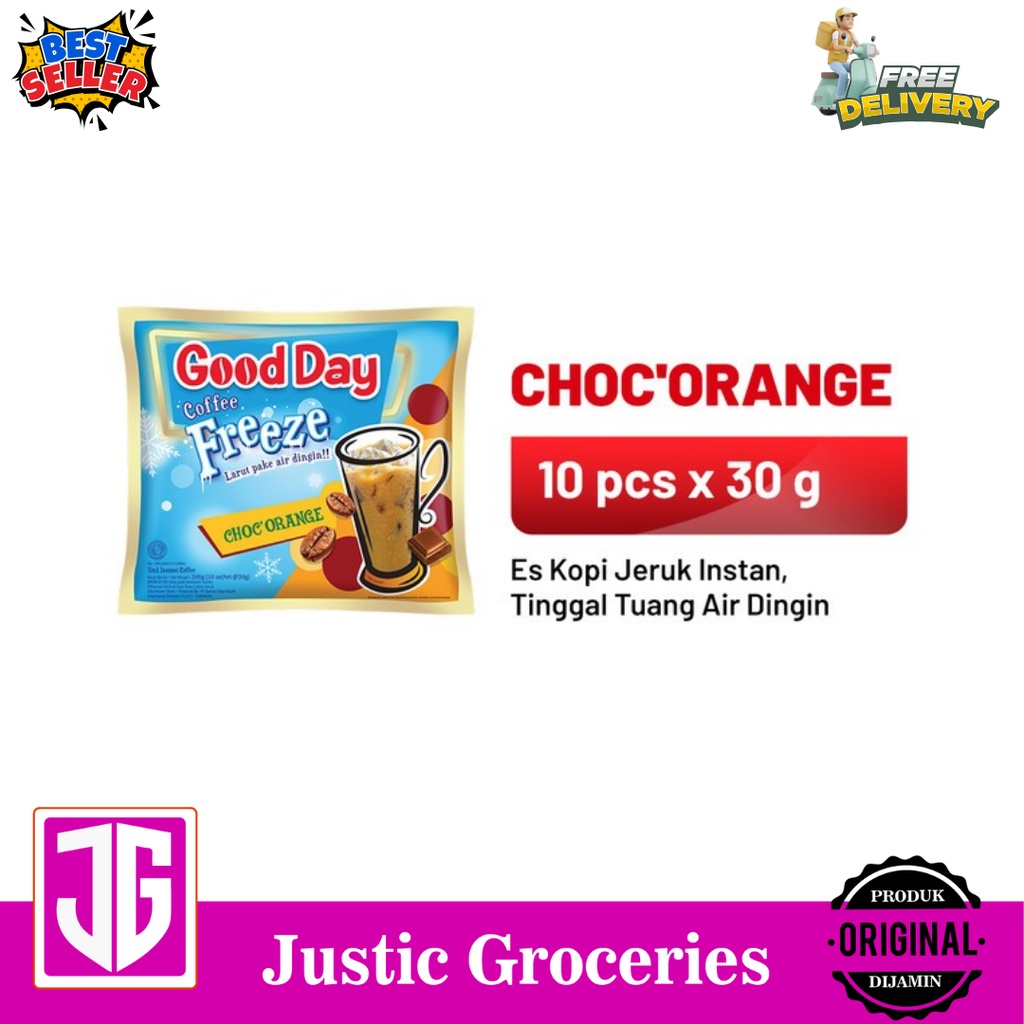 

GOOD DAY Coffee Freeze Choc'O'Range 1 Pack (10 x 30 gr)