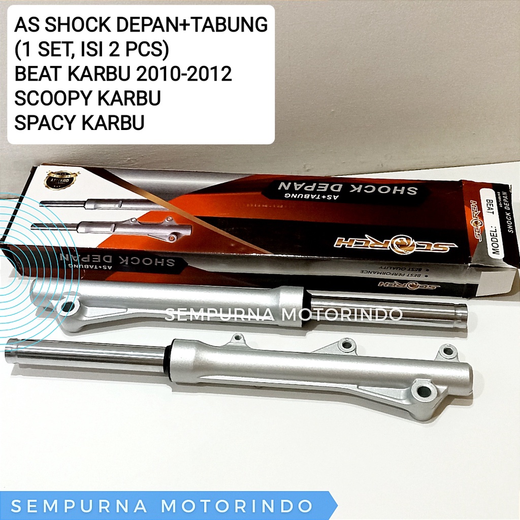 AS+TABUNG SHOCK DEPAN BEAT KARBU 2010-2012 - SCORCH