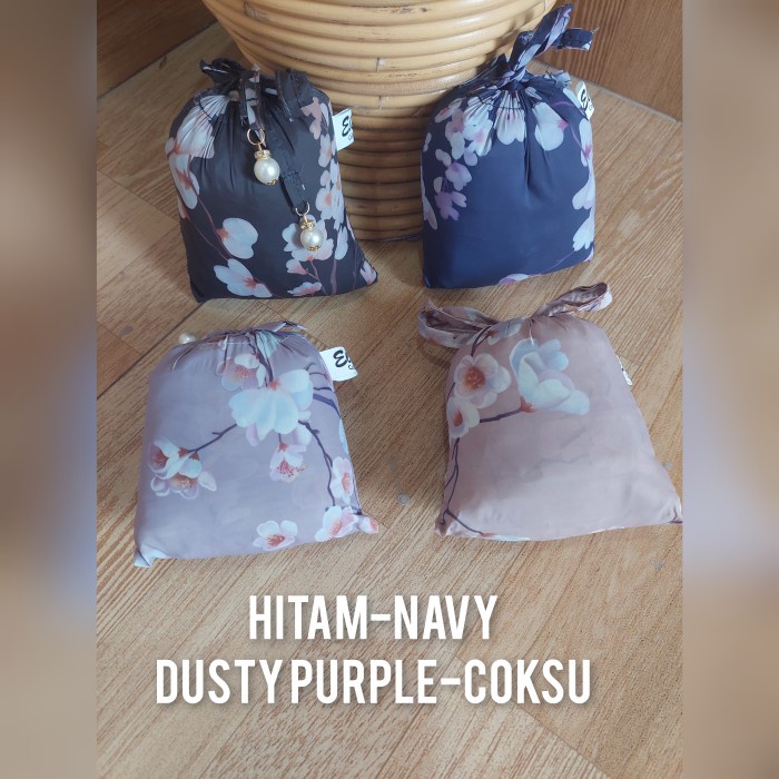 MUKENA TRAVELLING PARASUT KOREA MINI MOTIF BUNGA