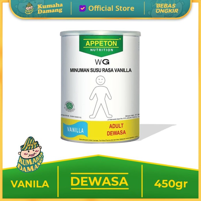 

Appeton Weight Gain Adult Vanila 450 gram