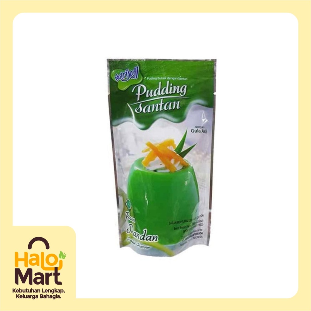 

Nutrijell Pudding Santan Rasa Pandan 130G