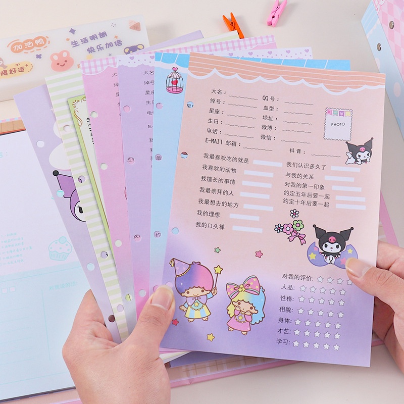 

(Gucin) (62HAL) BINDER NOTE SANRIO A5 FOLDER ONE / CAMPUS SANRIO CINNAMOROLL KUROMI MELODY TERBARU
