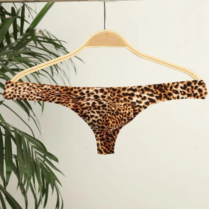 VS G string Pria motif leopard Army tentara macan tutul celana dalam thong panty laki laki