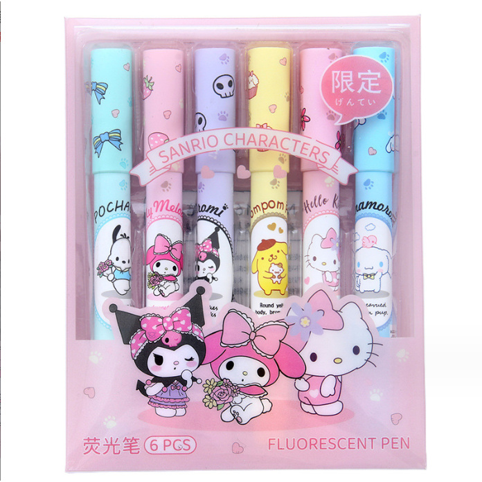 

J2 - Highlighter karakter sanrio Spidol marker set lucu