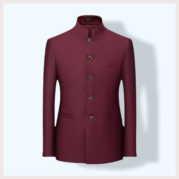 Jasko Polos Jas Mandarin Jas Koko Pria Dewasa Baju Muslim Pria