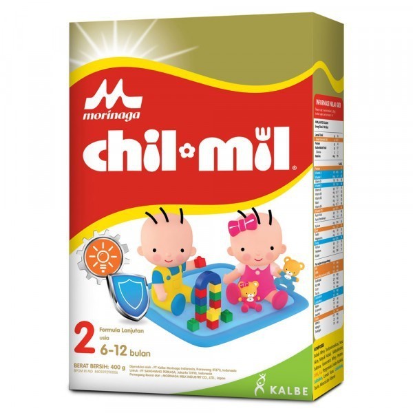 MORINAGA CHIL MIL GOLD 400 GR  Susu Formula lanjutan Bayi Usia 6-12 bulan