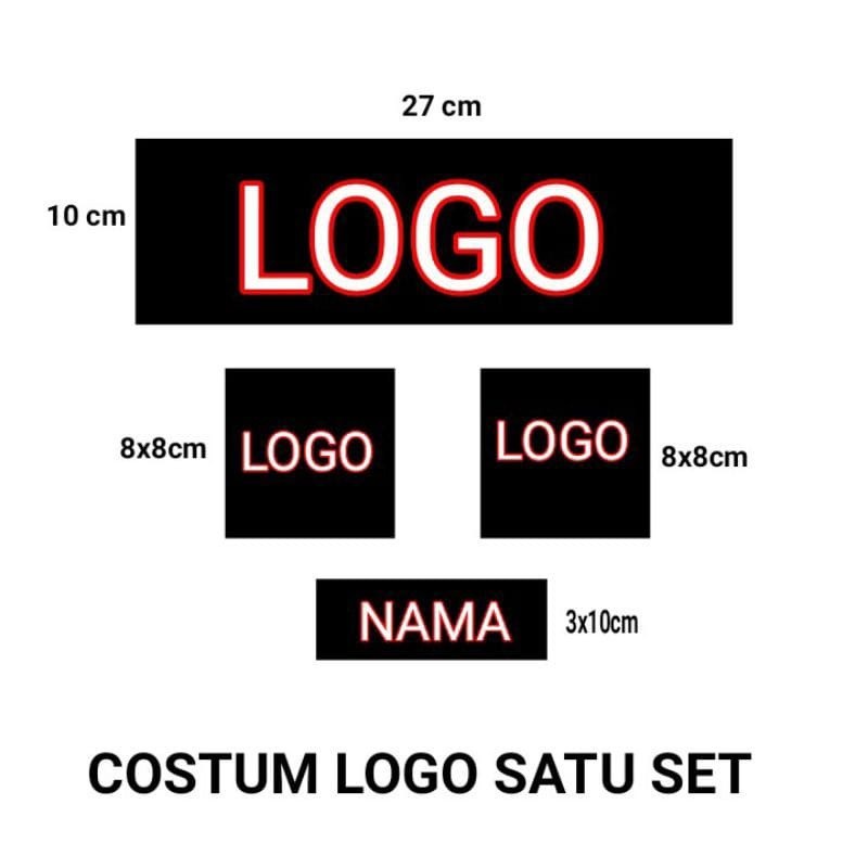 Bordir Bordir bordir custom rompi polisi security dishub patch bordir custom velcro perekat logo bor