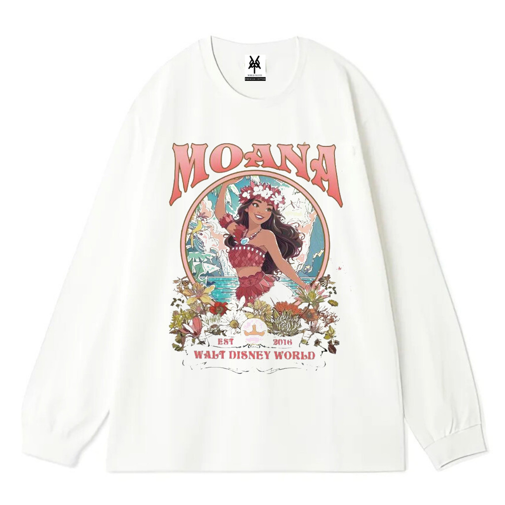 Patternmerch "disney moana cute" Oversize T-Shirt | Longsleeve Oversized | Kaos