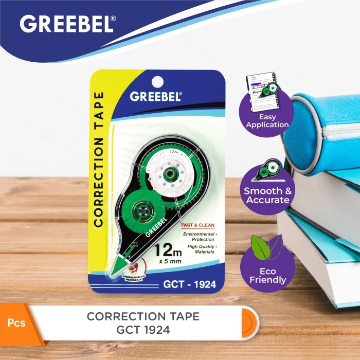 

Correction Tape / Pita Koreksi GREEBEL GCT 1924