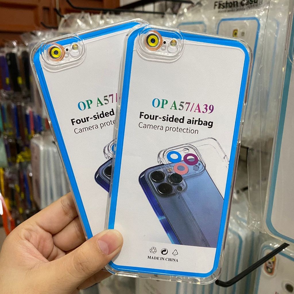 CASE CLEAR OPPO A57 LAMA / OPPO A39 CASE BENING ORIGINAL AIRBAG CASE ORIGINAL SOFTCASE ANTI KUNING