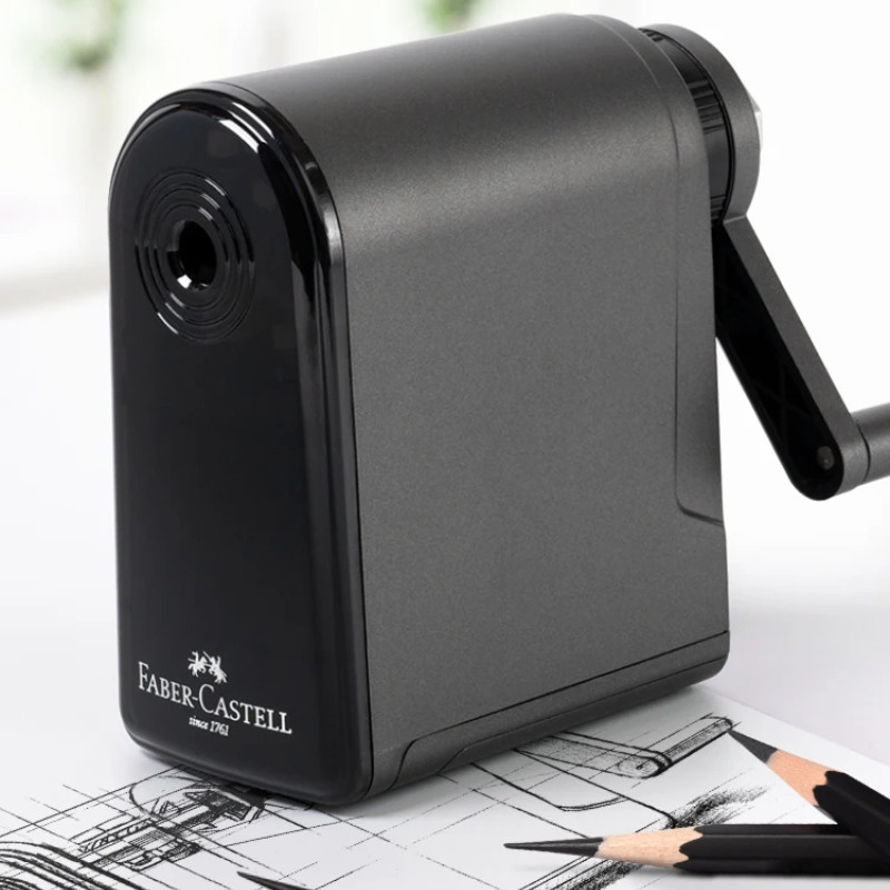 

Faber Castell Artists Long Point Pencil Adjustable Pencil Sharpener Manual for Art Charcoal Pencils/Drawing/Sketching Sharpeners
