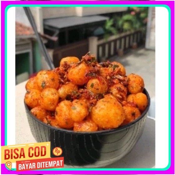 

1kg cimol kering pedas bumbu basah