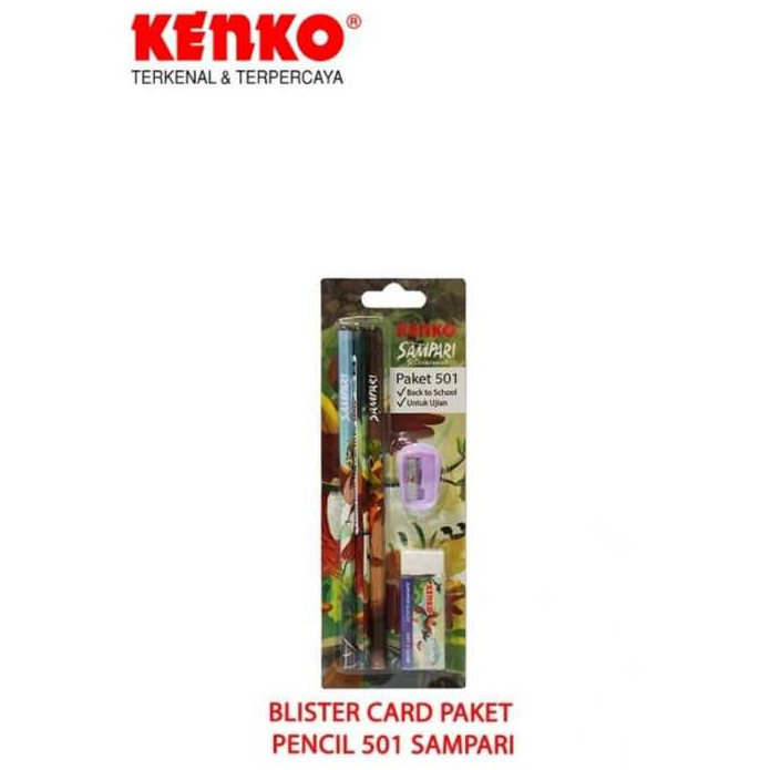 

KENKO SAMPARI BLISTER CARD PAKET PENCIL 501 - 1 CARD