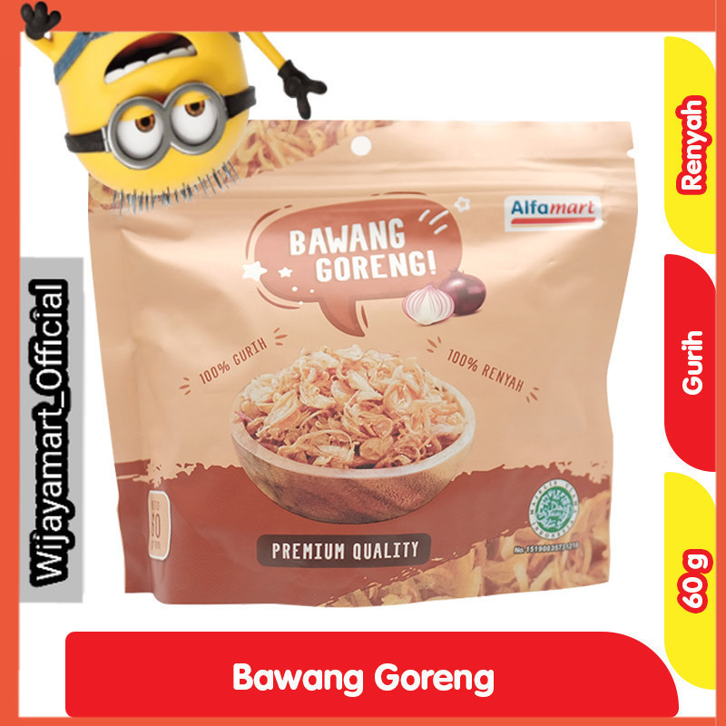 

Alfamart Bawang Goreng Pouch 60 g