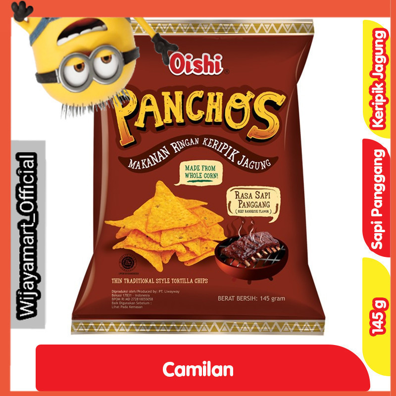 

Oishi Panchos Keripik Jagung Sapi Panggang 145 g