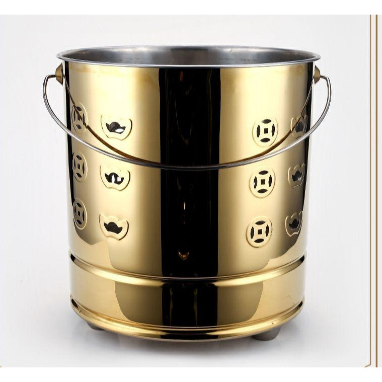

1 Set Burning Bucket Paper Money Incinerator Paper Burning Barrel With Hook Outdoor Burn Barrel Paper Money Incinerator