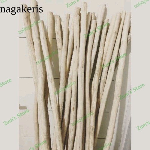 ranting kayu jati~ranting kayu macrame~bahan kerajinan~panjang 70cm FNX1
