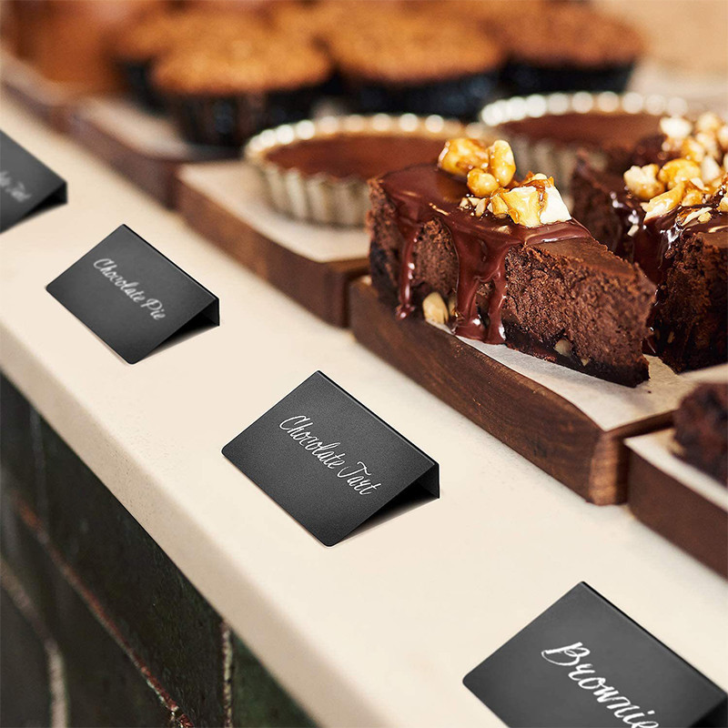 

Sign Chalkboard Signs Food Mini Board Buffet Party Chalkboards Labels Message Blackboard Chalk Table Display Price Tabletop