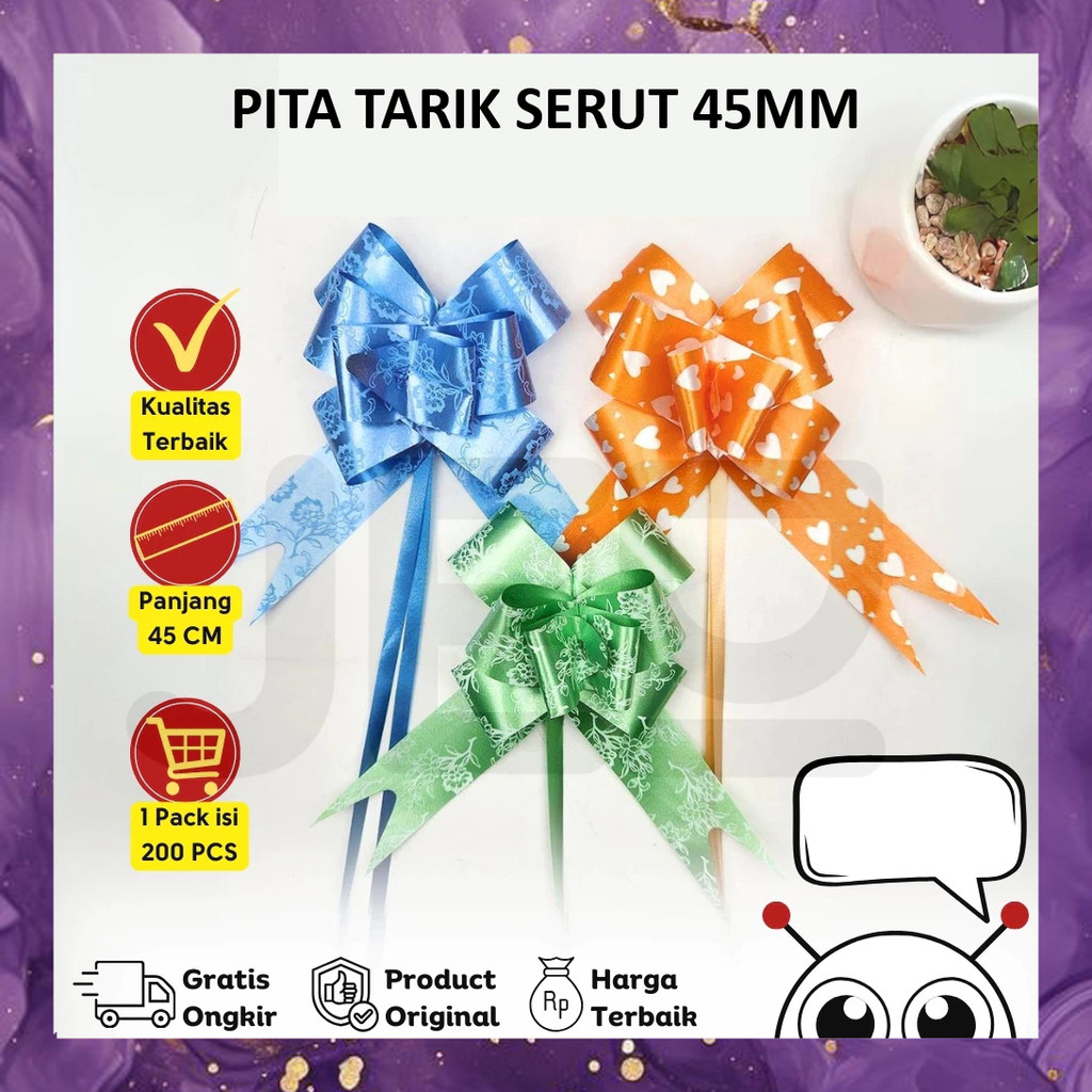 

(SBA) Pita Tarik Serut Cantik TANPA LIS EMAS Hadiah Kado Parcel Lebaran Ulang Tahun Besar Sedang Kecil BG7855B3