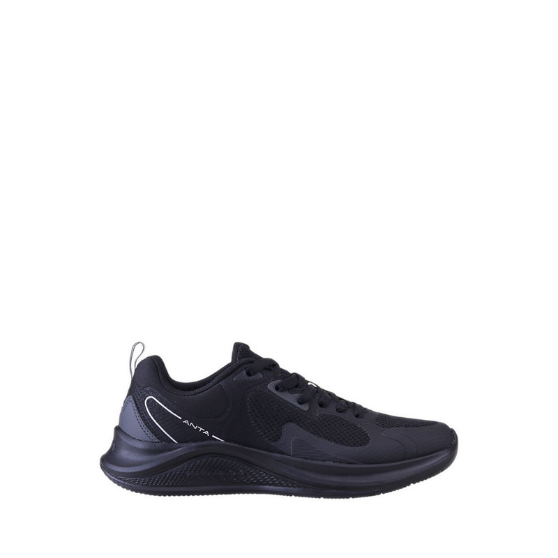 Anta Lightweight Comfortable Men Running Shoes - Black