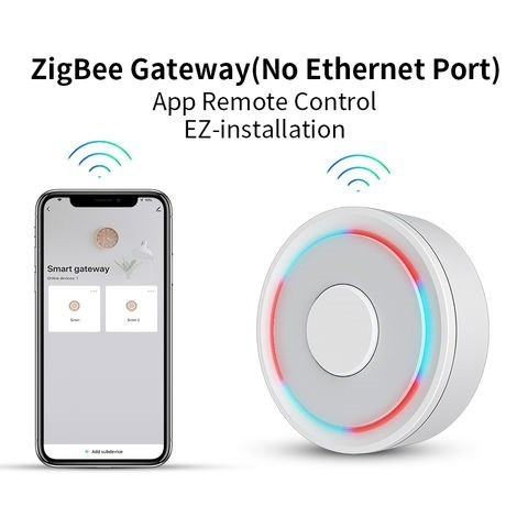 

Smart Wireless ZBee 3.0 Gatey Hub Tuya Smartlife Home Automation - + Adaptor 5V 2A, ------- - --------, -------