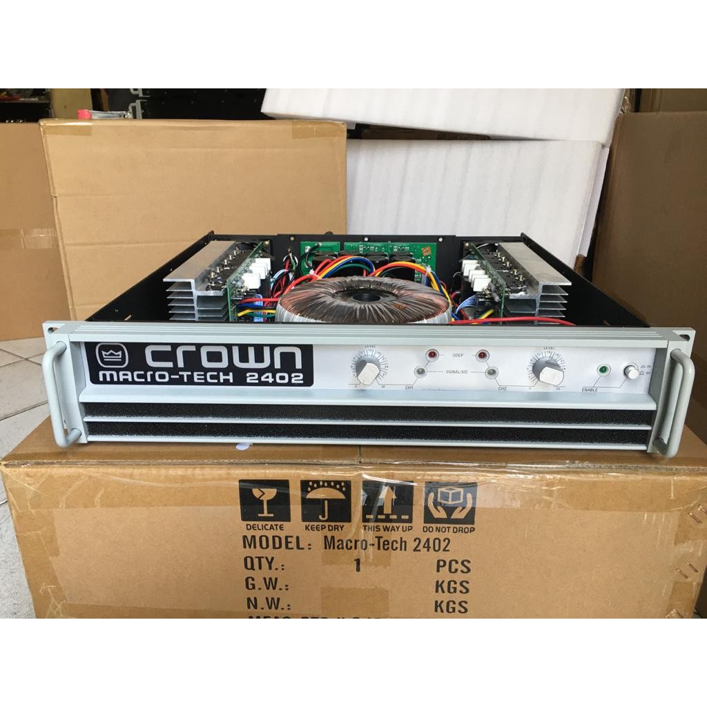 Power Amplifier Crown MACRO TECH 2402 / 3600 / 5002  MACRO TECH  3600 / 5002 / 2402