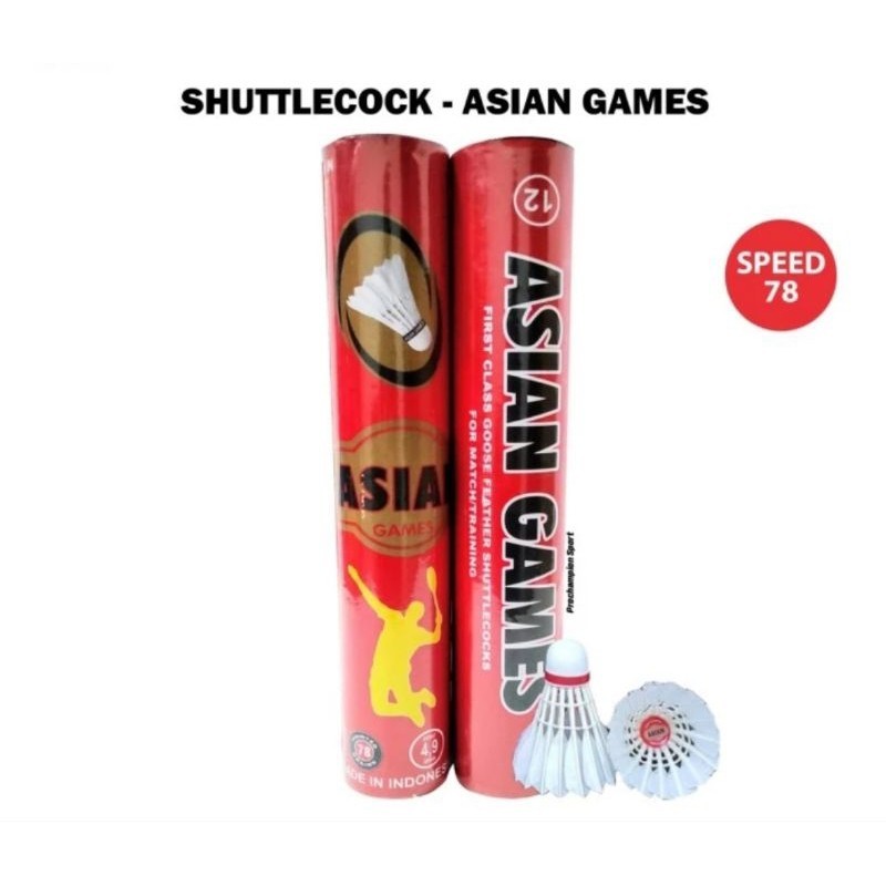 Shuttlecock Kok Badminton Asian Games Merah