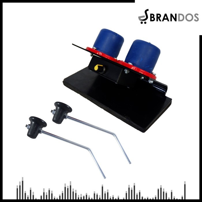 Kick Pad Drum Elektrik Single Double Pedal Special Beater Latihan KPD - Double Pedal