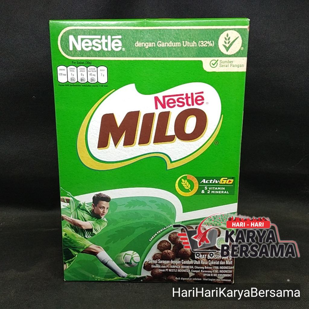 

NESTLE MILO BALL CEREAL RASA COKELAT DAN MALT 300GR