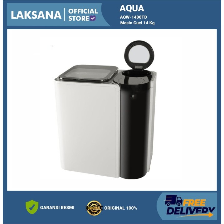 MESIN CUCI AQUA 14KG AQW-1400TD (KHUSUS BANDUNG)