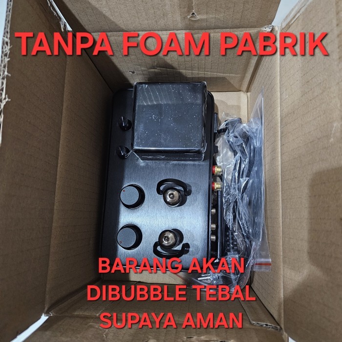 FOSI AUDIO T3 Class AB 2.1 Amplifier Tube ECF80 2x50w+Sub Out - PACKING NO FOAM