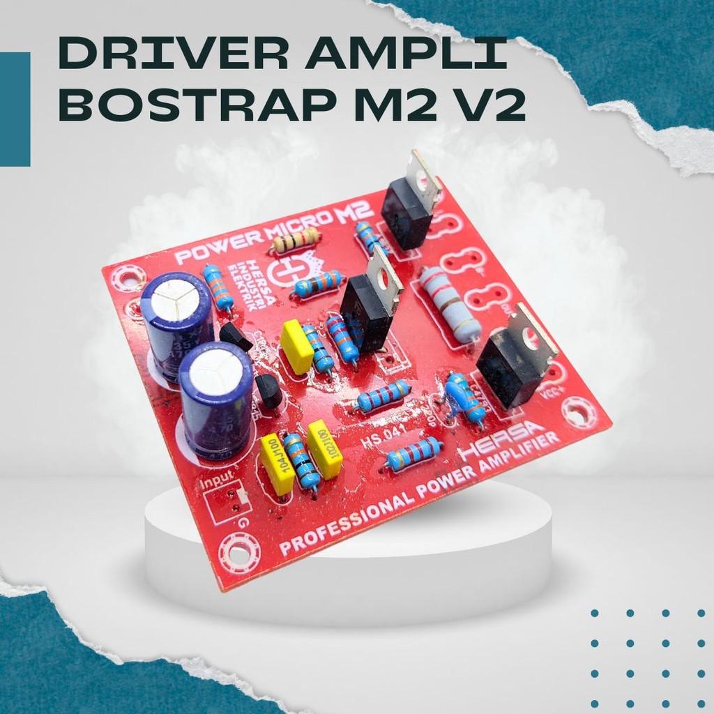 Driver Micro M2 Versi 2 – PCB Power Amplifier M2 V2 Suara Jernih & Bass Mantap