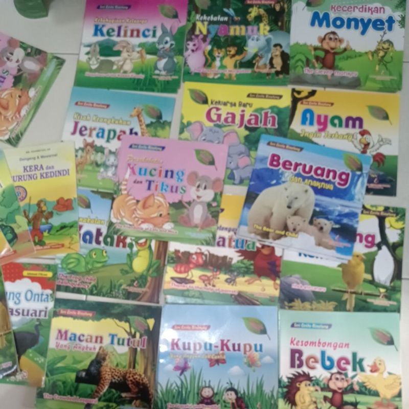 

(1pcs)Buku dongeng dua bahasa full colour