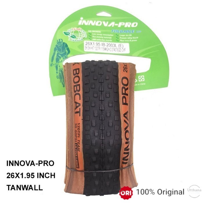 INNOVA PRO Ban Luar 26x1.95 inch Tanwall Sepeda MTB Gunung 120TPI Fold Lipat Kevlar