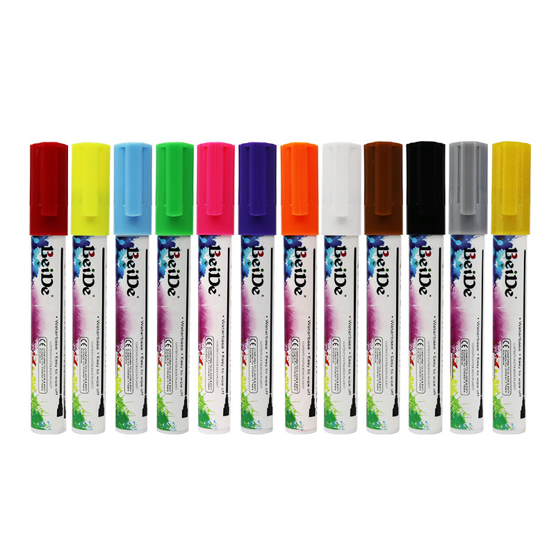 

1PCS Highlighter Color Fluorescent Pen Erasable Liquid Chalk Marker Pen Stationery for School Painting Graffiti Office Supply