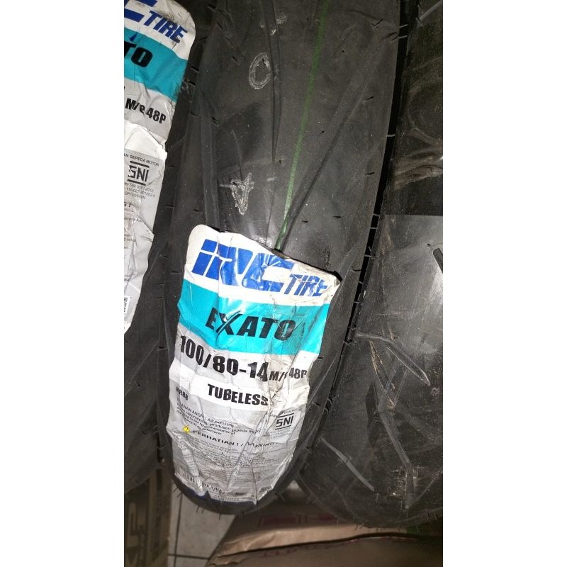 BAN LUAR TUBELESS 100/80-14 IRC