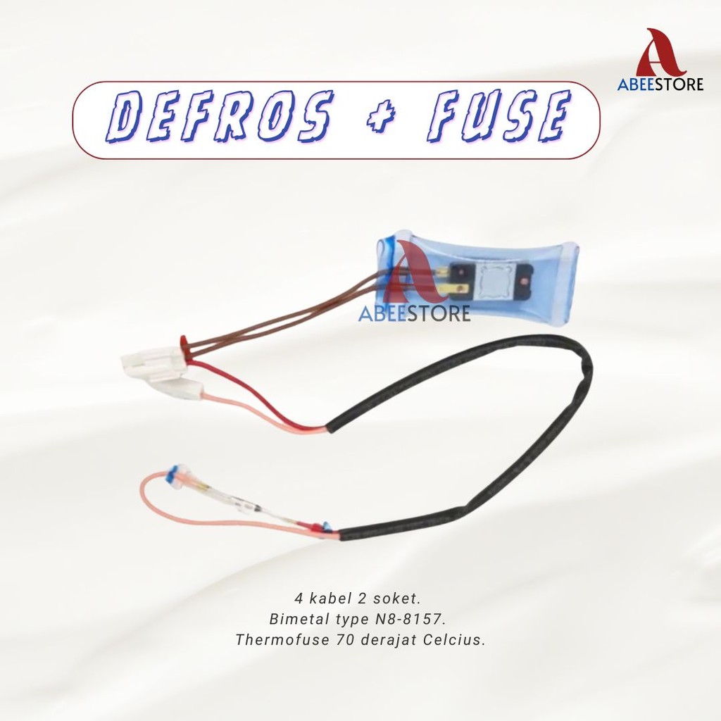 DEFROS + FUSE KULKAS SHARP 4 KABEL 2 SOKET