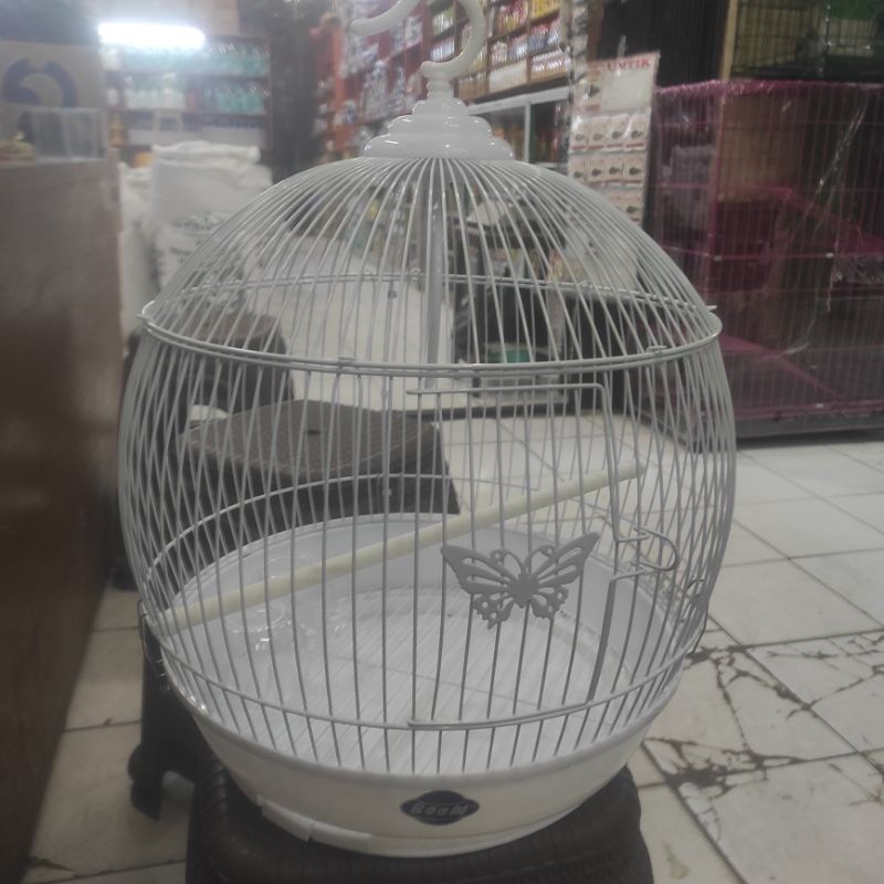kandang besi bulat merk boom edisi perkutut - Romeesa