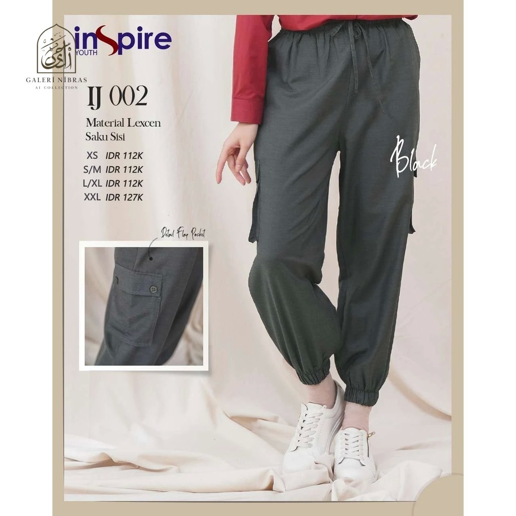 Galeri Ai/ Ij 002 Celana Panjang Modern Model Simple by Nibras / Busana Muslim Terbaru